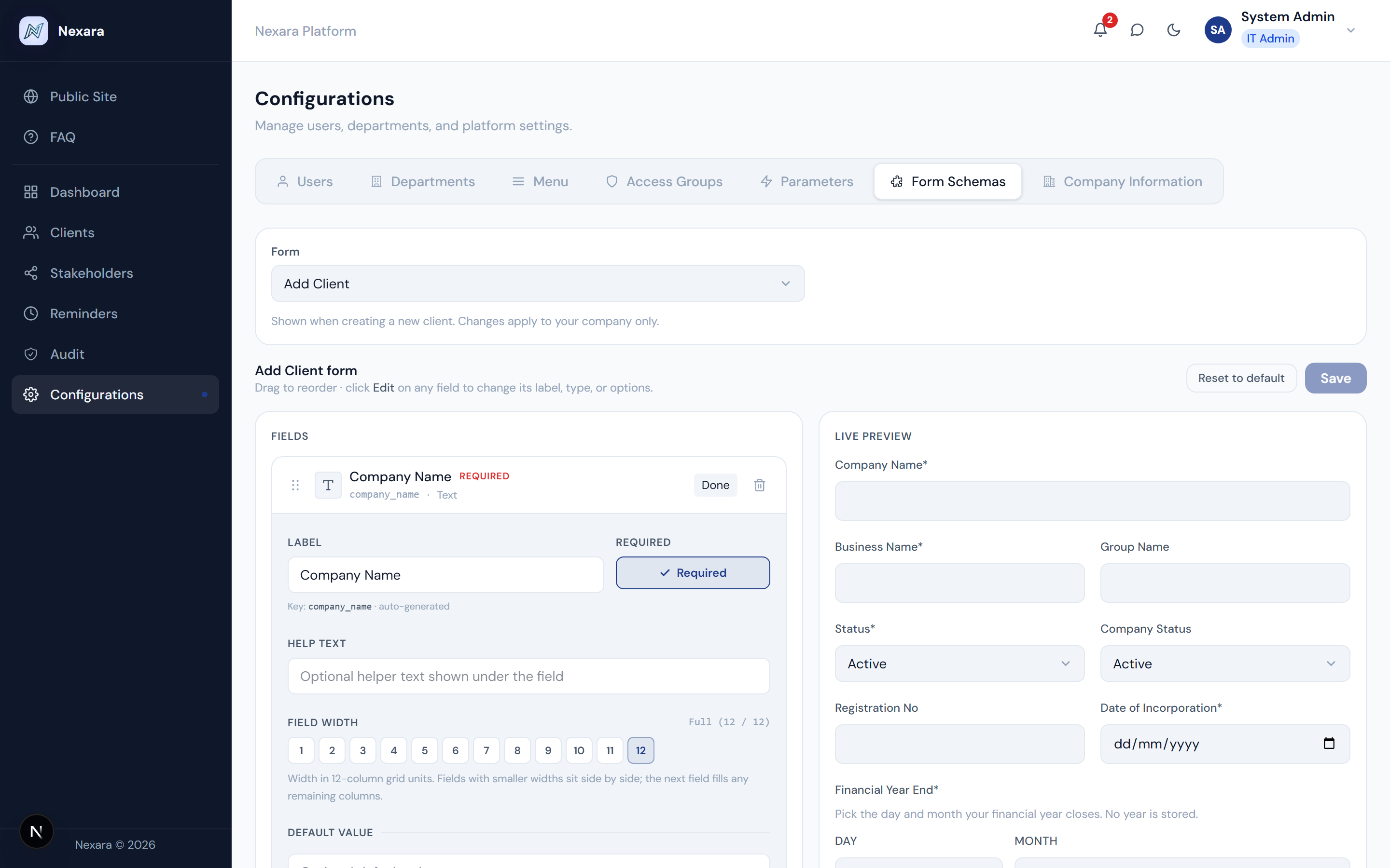 Form Schema Builder step 3